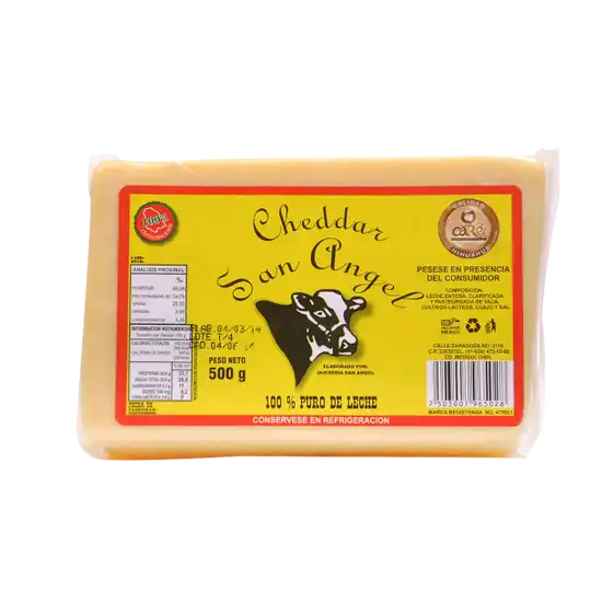 Queso tipo chester San Angel 500gr