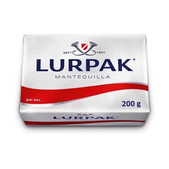 Mantequilla sin sal Lurpak 200gr
