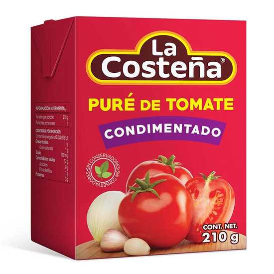 Pure de tomate la costeña 210 gr.
