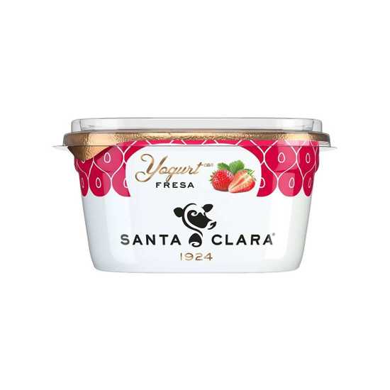 Yogurt con fresa Santa Clara 500g