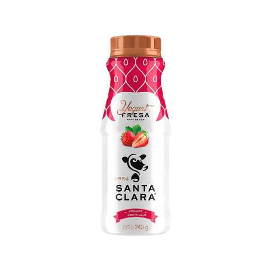 Yogurt con fresa para beber Santa Clara 240g