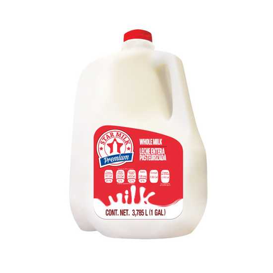 Leche Entera Star Milk 3.785 Lts.